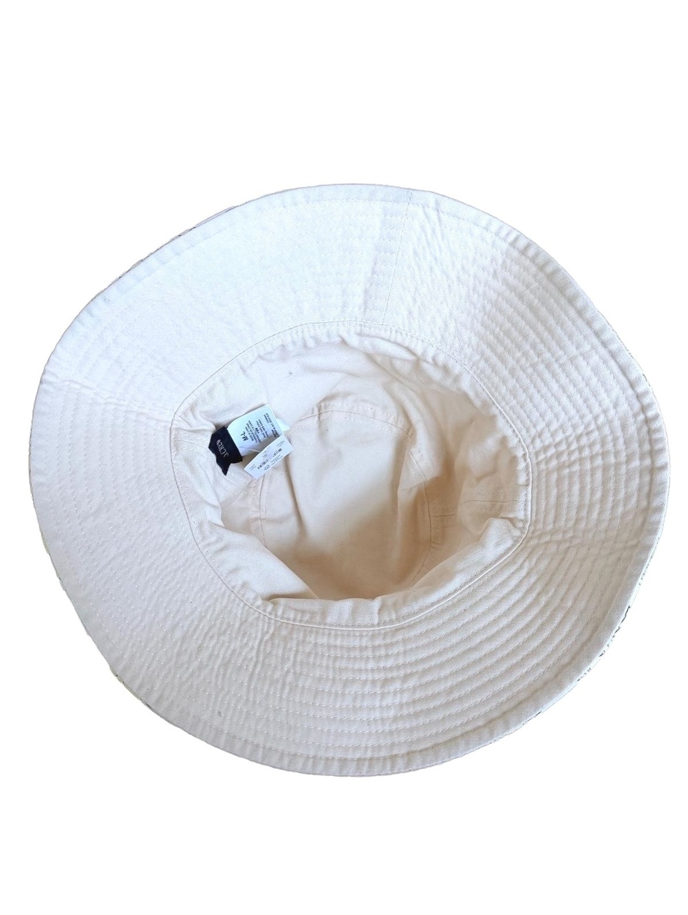 J.Crew Floral Sun Hat Packable Cotton NWT M/L - Picture 3 of 8